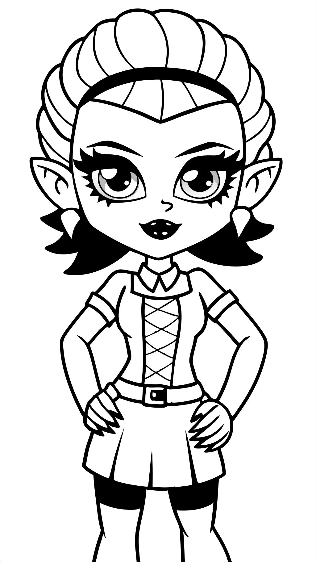 coloring pages of monster high